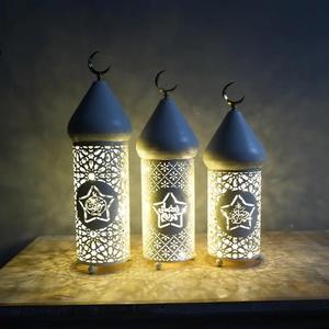Classic Metal Moroccan Style Ramadan <b>Lantern</b> Eid Decoration Durable Fast Delivery Muslim Festive <b>Lamp</b> for Home Celebrations - Product Image 3
