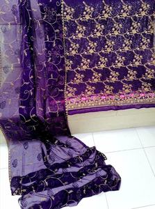 2022 Venta caliente indio pakistaní gasa bordada Salwar Kameez última colección de vestidos - Product Image 2