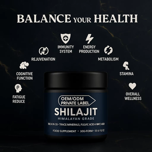 Resina de Shilajit del Himalaya de calidad alimentaria de etiqueta privada A +++ Ácido fúlvico puro 85 + Rico en minerales traza para inmunidad de fuerza energética - Product Image 2
