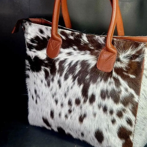 Nouveau sac à main en cuir de vachette véritable fourrure de designer personnalisé pour femmes Style classique Durable Multifonctions Accessoires de mode - Product Image 3