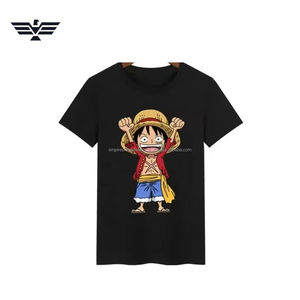 T-shirt en coton noir respirant à logo personnalisé sur le devant, coupe ample, streetwear pour hommes, vêtements décontractés unisexes - Product Image 1