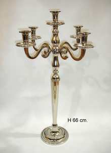 Candélabre à 9 bras Vantage Silver look classique pour la maison et la décoration de mariage bougeoir décoratif antique nouveau candélabre de style chaud - Product Image 2