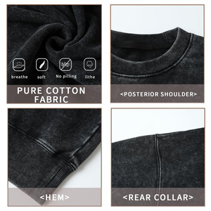 Women Casual Sweatshirts & Hoodies for Woman 100%Cotton Soft Breathable Sweatshirts With Custom Logo Anti-Pilling Everyday Wear - Product Image 3