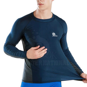 Wholesale Price Jiu Jitu Grappling Long Sleeve Rash Guards MMA Rush Guard MMA Rush Guard <b>Compression</b> - Product Image 2
