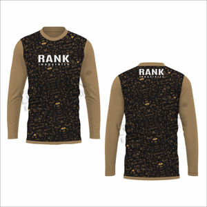 Camiseta estampada de manga completa para hombre, camiseta de manga larga estampada de tela de algodón de alta calidad para hombre - Product Image 6