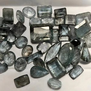 Natural Moss Aqua Faceted Mix Shape Gemstone - Product Image 1