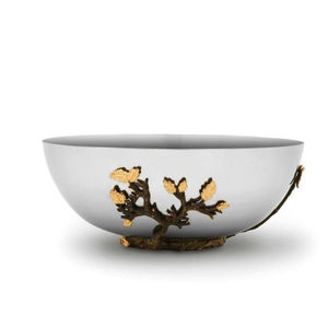 Design martelé avec papillon Accent or bol de service élégant bol de service de fruits décoratif pour le bol d'utilisation de mariage - Product Image 5