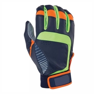 Recién llegado, guantes de bateo de béisbol profesionales, logotipo personalizado de cuero PU genuino 100%, último diseño a un precio razonable - Product Image 2