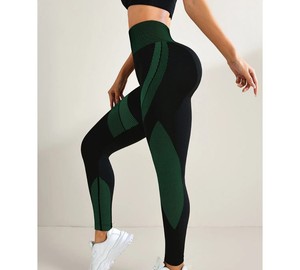 Logo personnalisé tricoté taille moyenne Yoga & Gym Leggings pour femmes-Activewear Sportswear Sets - Product Image 2