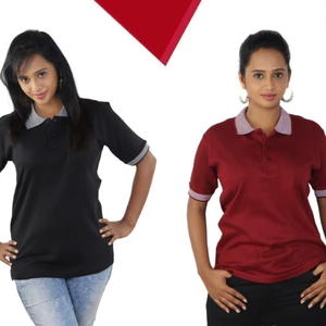 Camisas de Mujer al por Mayor, Transpirables, de Algodón Elástico, Casuales, con Cuello, Proveedor OEM ODM, Camisetas Hechas a Medida - Product Image 1