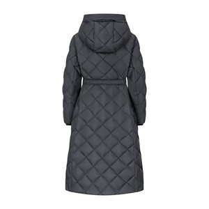 เสื้อโค้ทกันหนาว OEM ผ้าหนังวัว ระบายอากาศได้ดี มีฮู้ด บุนวม น้ำหนักเบา อุ่นสบาย สไตล์ลำลอง สตรีทแวร์ ไซส์ใหญ่ - Product Image 2