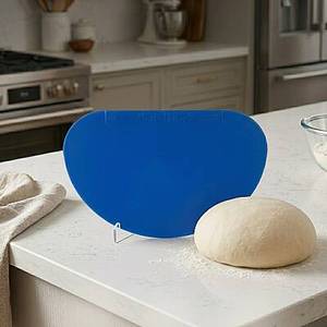 Dinc kitchen 15.5*10 cm Blue Kitchen <b>Plastic</b> Oval Dough Scraper Pasta Tools - Product Image 2