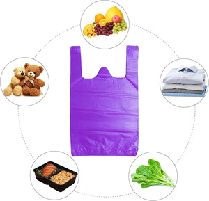 ถุงพลาสติกเสื้อยืดราคาถูกโลโก้และขนาดที่กำหนดเอง - Product Image 6