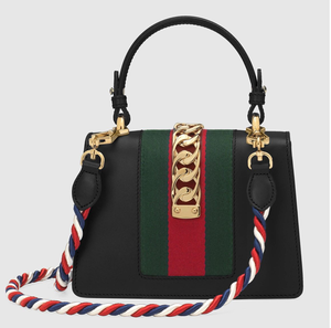 Bolso de mano de piel en relieve de cocodrilo verde menta, Bolso pequeño con asa superior con cierre de giro dorado llamativo, a precios al por mayor. - Product Image 3