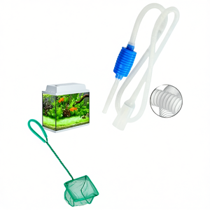 ชุดทำความสะอาดตู้ปลา Mucit Home - ท่อระบายน้ำและตาข่ายจับปลา 2 ชิ้น - Product Image 3