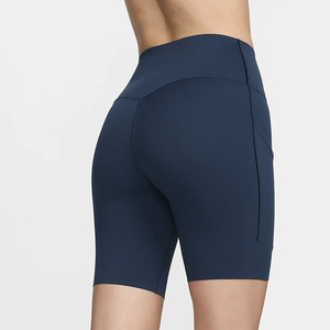 Femmes été populaire taille haute Shorts de gymnastique lâche Polyester Spandex respirant entraînement décontracté Shorts dentelle bouton décoration - Product Image 5