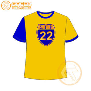 เสื้อยืด Sigma Gamma Rho สำหรับผู้หญิงเสื้อผ้าสำหรับสโมสรผ้าฝ้ายเจอร์ซีย์คุณภาพสูงระบายอากาศได้ดี - Product Image 3