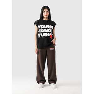 Camiseta Casual Young Turnt Sando Talla XL, Transpirable, de Algodón y Poliéster, con Capucha, Diseño Estampado, Tejido de Punto, Técnica Lavada - Product Image 4