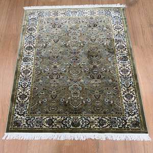 Tapis persans modernes à poils longs, faits à la main, en laine et coton, de haute qualité, antidérapants, lavables, à motifs floraux, pour salon - Product Image 1