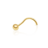 Clous de nez en or massif 9 carats (disponibles en 10 carats, 14 carats, 18 carats) pour femmes et enfants, fabriqués en Espagne