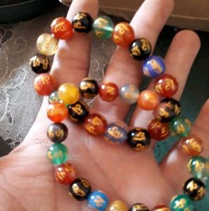 High Quality OM Money <b>Beads</b> <b>Bracelet</b> Chakra Stone for Used As Chakra <b>Bracelet</b> for Sale Chakra Om Money <b>Bracelet</b> for Sale - Product Image 3