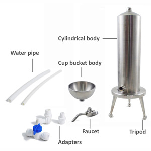 Equipo generador de agua Hexagonal de acero inoxidable duradero hecho en Taiwán, hidrógeno frío caliente estructurado de acción larga para el hogar - Product Image 2