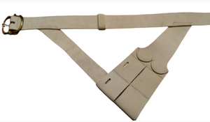 Style Vintage Double Grenouille Circa Ceintures En Cuir Haute Qualité Peau De Vache Naturelle avec Cuivre pour Boucle Français Taille Ceinture Reproduc - Product Image 2