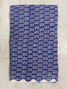 ผ้าฝ้ายเนื้อผ้าระบายอากาศได้ดีจาก100% ผ้าฝ้ายทำมือพิมพ์ลายบล็อกเป็นมิตรต่อสิ่งแวดล้อมแบบดั้งเดิมมรดกทางวัฒนธรรม - Product Image 4