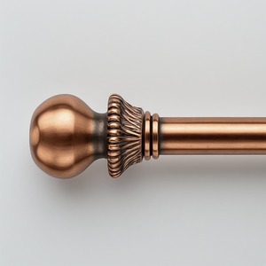 Golden Horizon Modern Single Aluminum <b>Curtain</b> <b>Pole</b> with Polished Brass Finish Offering Durable and Premium Shine - Product Image 3