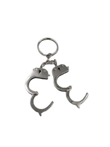 Tùy Chỉnh Mini Kim Loại Còng Tay Nhà Tù Lưu Niệm Trang Trí Móc Chìa Khóa Vòng Manacle Mini Còng Tay Móc Khóa - Product Image 3