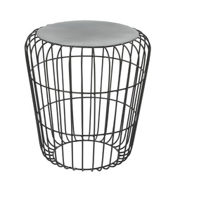 Mesa de centro de madera y metal de diseño moderno para sala de estar, muebles artesanales, mesa de centro, mesa de centro de alambre de hierro forjado - Product Image 4