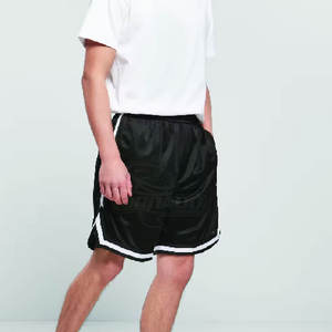 Pakistan Manufacturer Custom <b>Elastic</b> <b>Waist</b> Casual Solid Color Basketball <b>Shorts</b> 100% Polyester Quick Dry Breathable Sports Wear - Product Image 5