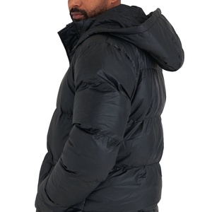 Chaqueta acolchada para hombre, chaqueta de invierno con logotipo personalizado y capucha, cortavientos para deportes al aire libre, ropa de calle, chaqueta acolchada - Product Image 5