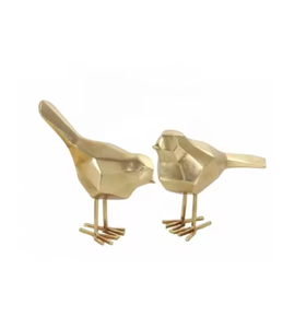 Luxe moderne en métal oiseaux Sculpture maison dessus de Table décoration à la main de haute qualité vente chaude - Product Image 1