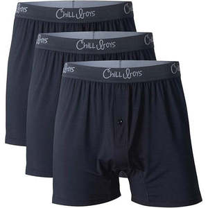Boxers classiques pour homme ultra respirants et doux, taille 4XL, lot de 3, sous-vêtements en viscose de bambou, antibactériens, tricotés de manière durable - Product Image 1