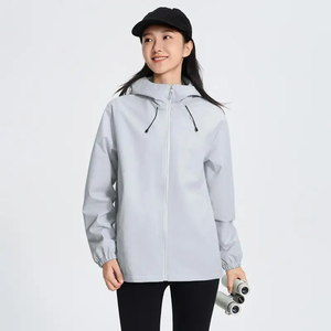 Chaqueta cortavientos de moda Vintage para hombre, chaqueta de nailon holgada con tela de lona de dos tonos de retazos, cortavientos acolchado para exteriores - Product Image 4