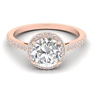 Anillo de Halo con Diamante de Corte Brillante Redondo de 2.1 Quilates, Precio de Fábrica REYES, en Oro Blanco de 14K, Certificado IGI, Joyería Fina - Product Image 5