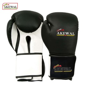 Guantes de boxeo de cuero de vaca con logotipo personalizable hechos a mano de fábrica, cuero Pu transpirable, impermeables, todos los tamaños, colores, empuñaduras de mano - Product Image 2