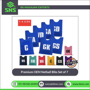 Eksportir India dari kain poliester Netball, dapat merenggang & bernapas kualitas tinggi 0f 7 untuk latihan & pertandingan Netball - Product Image 4
