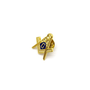 Pin de Solapa Personalizado con Logotipo, Dorado, con Reverso Magnético, Arte Masónico, Artesanía en Metal - Product Image 5