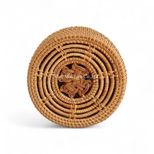 Caja de Almacenamiento de Ratán Tejido Natural Hecha a Mano en Vietnam para Organizar Artículos del Hogar con Material Ecológico - Product Image 2