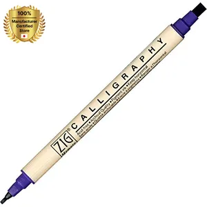 [KURETAKE] Kuretake ZIG система памяти каллиграфическая MS-3400-080 чистый фиолетовый (импорт из Японии) (6 шт.) красочные ручки тонкого наконечника