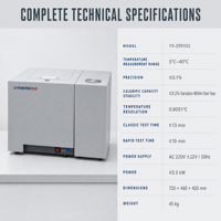 Calorimètre automatique pour charbon, analyseur industriel de charbon, équipement de détection de la valeur calorifique du combustible, équipement de test de laboratoire, analyseur de charbon