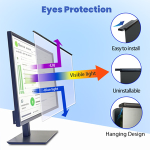 Protecteur d'écran en PET détachable avec fonctions anti-lumière bleue et anti-éblouissement bloquant la lumière bleue pour la protection des yeux - Product Image 2