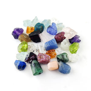 Cuentas de peridoto en bruto de 3mm, cuentas de peridoto naturales perforadas, piedra natal, energía curativa, cuentas de piedras preciosas sueltas de cristal para collares, joyería - Product Image 4