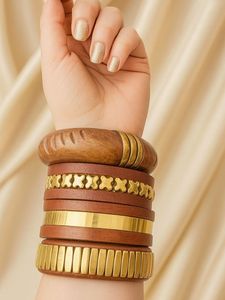 Bracelets en bois faits à la main de haute qualité, imperméables, bijoux en bois naturel, bracelet de mode traditionnel pour femmes, personnalisable, mignon - Product Image 3