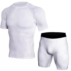 GAF Fitness Wear Custom Printed <b>Mens</b> <b>Long</b> Sleeve MMA ODM OEM Rash Guard <b>Mens</b> Tights T Shirt Leggings <b>Shorts</b> Set Sportswear - Product Image 5