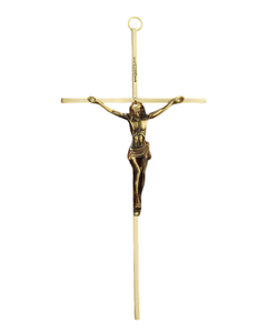 Crucifijo de Latón con Jesús en Posición Ascendente, Monstrancia Religiosa, para Exhibición en el Altar de la Iglesia, Ecológico, para Aniversario, Decoración de Pared - Product Image 4