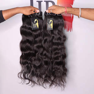 Venta al por mayor de mechones de cabello humano rizado de onda profunda de pelo virgen indio crudo de proveedores de pelo de templo rizado brasileño crudo - Product Image 1