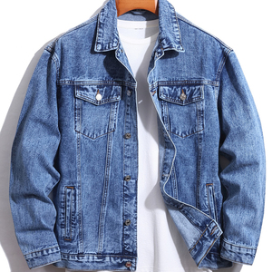 Chaqueta vaquera personalizada para hombre más vendida, Pakistán hecho en el último diseño de alta calidad, precio al por mayor, técnica teñida lisa - Product Image 1